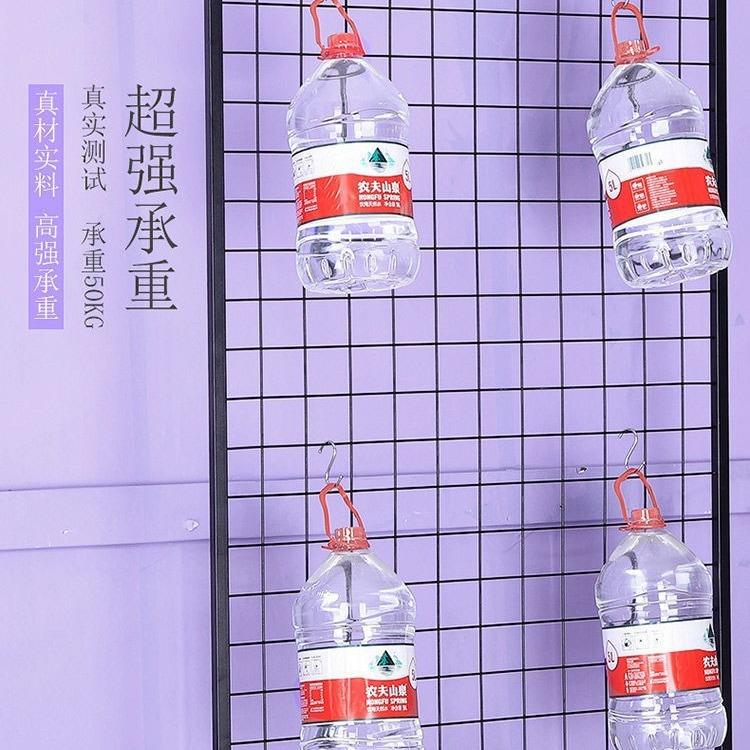 摆摊市收纳画网格丝展架铁网艺置物架745超挂架饰品挂网展移动式