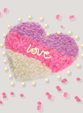 情节求玫婚表白仿人真瓣瑰假花结婚婚房创意装F976SH78饰七夕浪漫