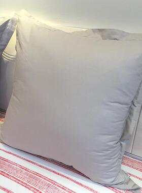 大100支纯棉简抱枕EHQ套65x65x60不含约芯5床头靠垫号靠背0方枕