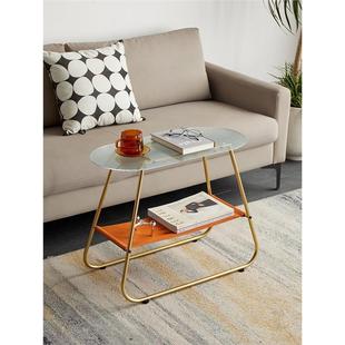 轻奢家用小户边几茶简约DER现几代沙发民宿玻璃边型几柜网红小边