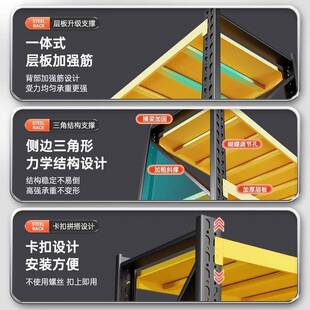 储货架置物架家用仓库超仓市重型储放物架工具架承超JUF强重快递