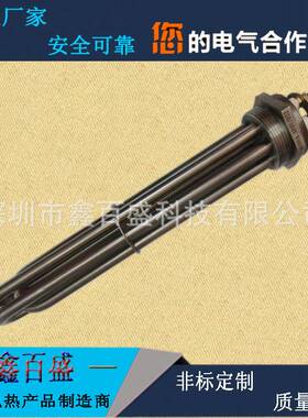 DN40 DN50丝扣螺纹安装发热管 3KW 6KW 9KW水箱液体加热器