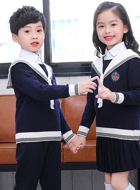 幼儿园园服春秋装英伦海军风jk制服儿童校服套装小学生班服秋冬装