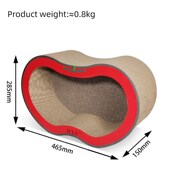 猫抓板窝磨爪猫爪板耐磨瓦楞纸不掉屑猫窝抓盆一体猫咪用品猫玩具