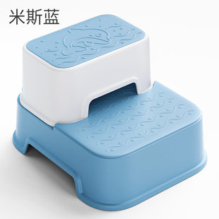 儿童垫脚椅子宝宝洗手洗脸洗漱台阶踩脚凳脚踏凳脚踩凳双层防滑凳