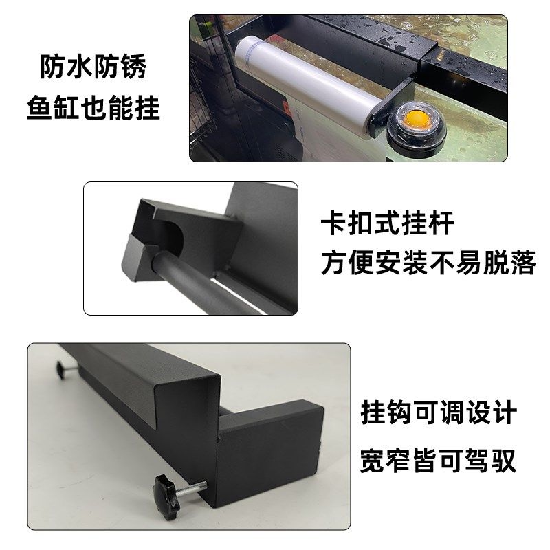 黑色连卷袋支架超市挂式购物袋百货散称区连卷袋支架不锈钢购物,商业/办公家具,货架附件/货架配件/洞洞板配件,淘宝优惠券,粉丝福利购,淘宝优惠卷