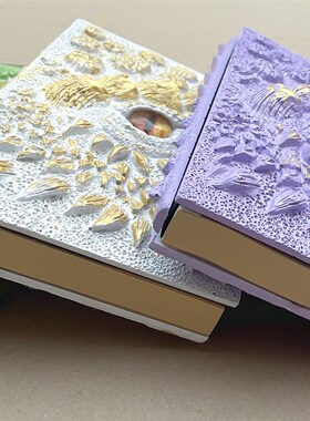 新版龙眼笔记本火龙浮雕学生高颜值复古手账男女日记本活页记事本