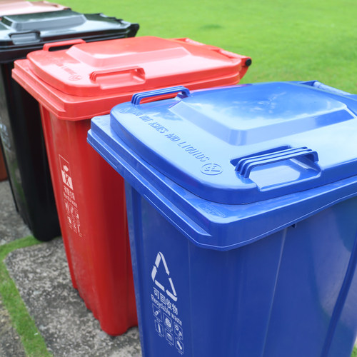 兰诗环卫分类垃圾桶大号市政环卫物业小区物业商用户外果皮箱240L