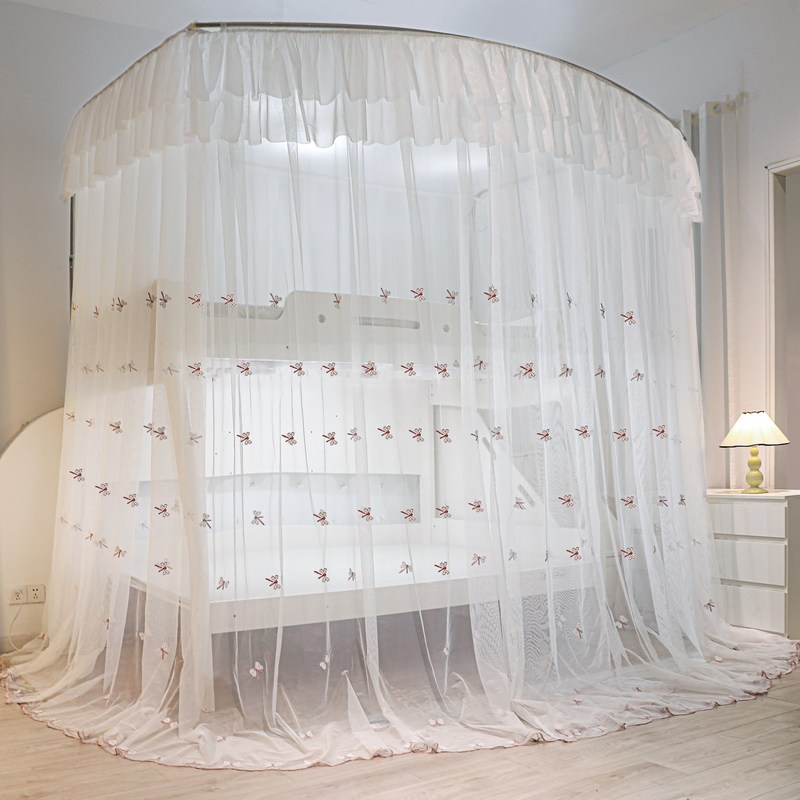 新儿童双层上下床蚊帐1.5m子母床家用高低铺梯形u型伸缩1.2米1.35,床上用品,蚊帐,淘宝优惠券,粉丝福利购,淘宝优惠卷