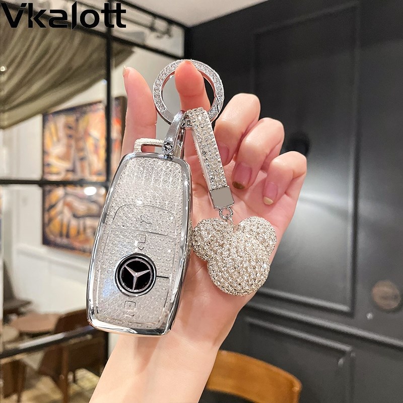 奔驰e300l钥匙套c260l车a200l壳glc包gla扣gle350专用glb220女180