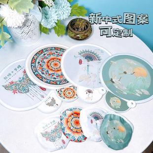 折叠反光板扇子夏季新中式国风扇便携团扇旅行拍照打光迷你小扇子