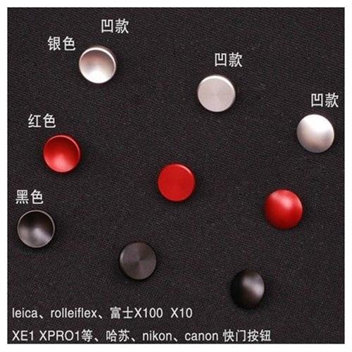 相机快门按钮 防脱落相机螺丝帽盖 锥形螺纹快门按键配件金属材质