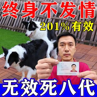 狗狗发情抑制药公母猫咪狗专用绝育避孕长效禁情喷雾宠物禁情粉液
