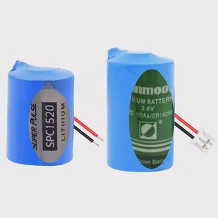 适用GV01F高速汽车ETC电子标签14200锂电池太阳能充电设备更换ER14250