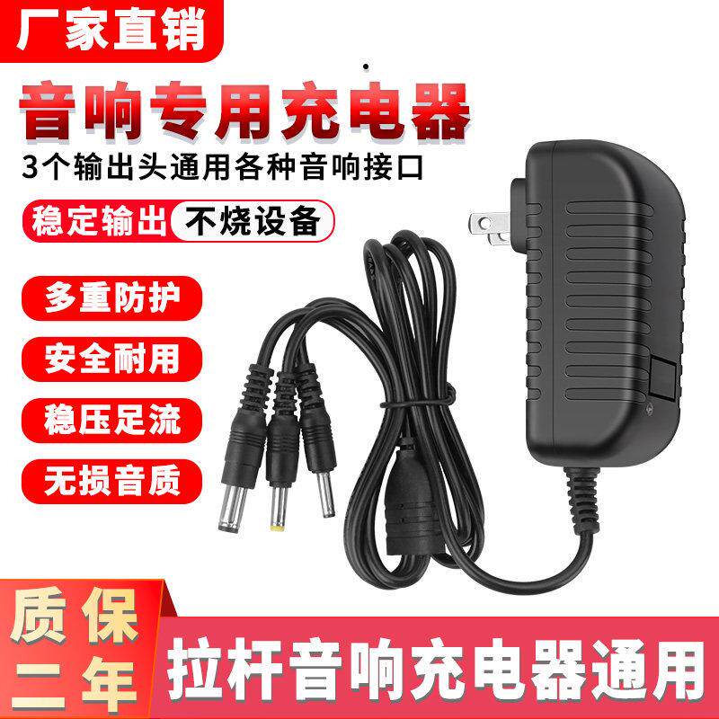 5V9V12V15V1A1.5A2A3A移动拉杆音箱广场舞有源音响充电器电源线DC 0863