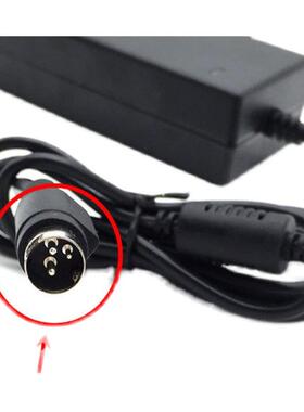 适用巨鲨JUSHA-M33B液晶显示器电源适配器24V3.75A4A圆口三针电源