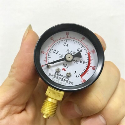 压力表 直径40-42mm 压力1mpa 140psi 螺纹m10x1 外径10牙距1mm