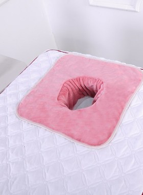 快速发货美容院洞巾趴巾枕巾养生推拿SPAL吸水按摩床头专用趴脸巾