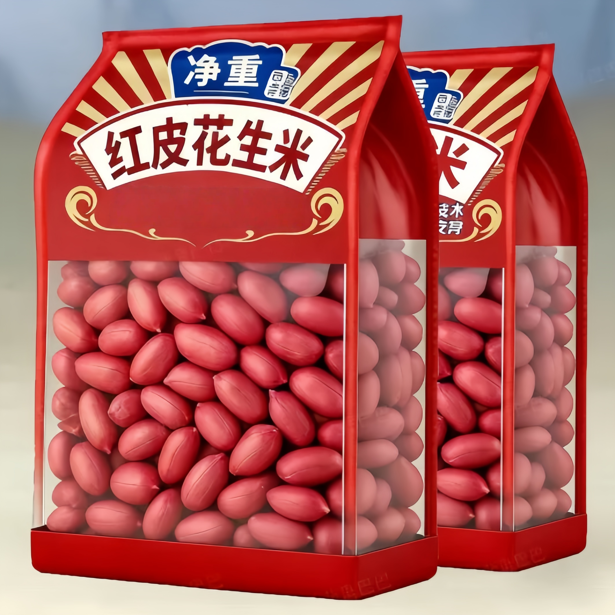 【全网热销100w】特级红皮花生