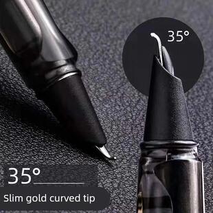 日本弯尖美工钢笔弯头瘦金体硬笔书法笔成人练字美工笔学生用矫正