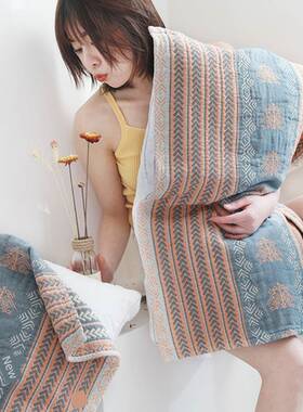 【官方旗舰店正品】纱布枕巾纯棉一对轻奢高级感等品BATI高端高档