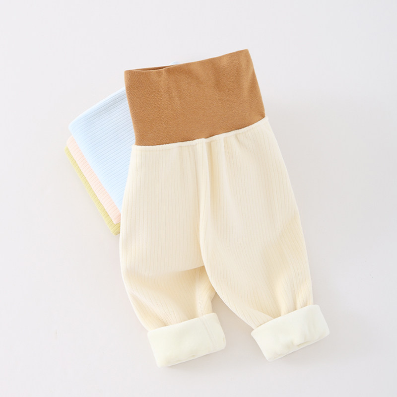 儿童保暖裤宝宝加绒秋裤秋冬女童男童加厚高腰护肚裤婴儿打底睡裤,童装/婴儿装/亲子装,裤子,淘宝优惠券,粉丝福利购,淘宝优惠卷