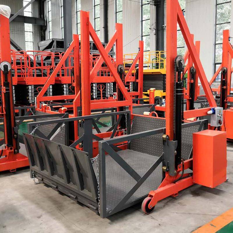 移动式装卸货平台车升移降机液压物动流厂房升降车式固定式登桥