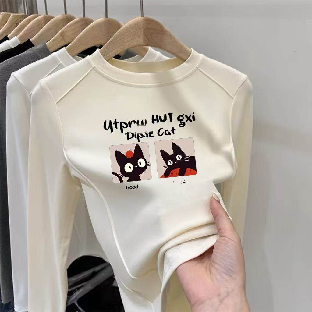 大童正肩鱼骨弧形纯棉长袖t恤女童2025新款春秋百搭圆领上衣时尚,童装/婴儿装/亲子装,T恤,淘宝优惠券,粉丝福利购,淘宝优惠卷