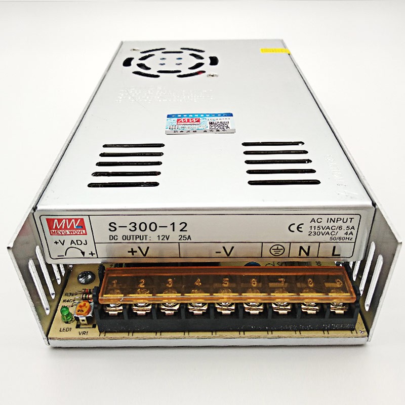 【特价促销】明纬300W开关电源S-300-2B4V/12.5A 15V20A 36V 48V