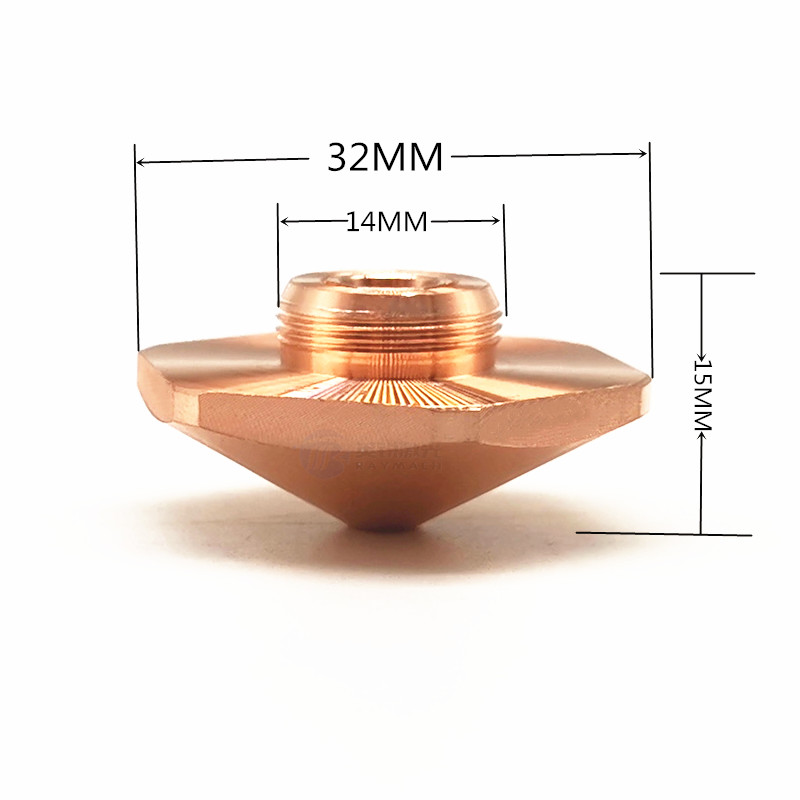 邦德喷嘴光纤雷射配件割嘴铜嘴邦德切割头六角Bodor大六方