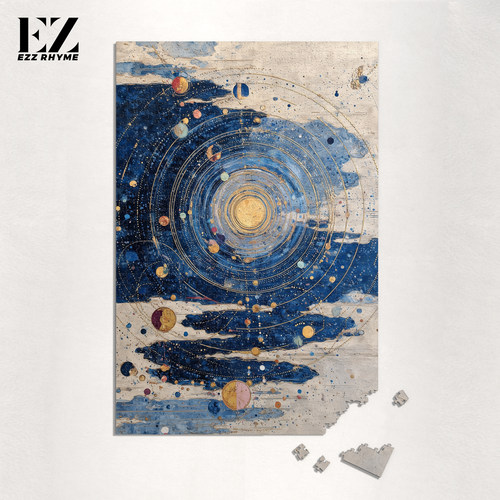 Ezz图韵小铺正品《天体的交汇》500/1000 高清椴木原创拼图