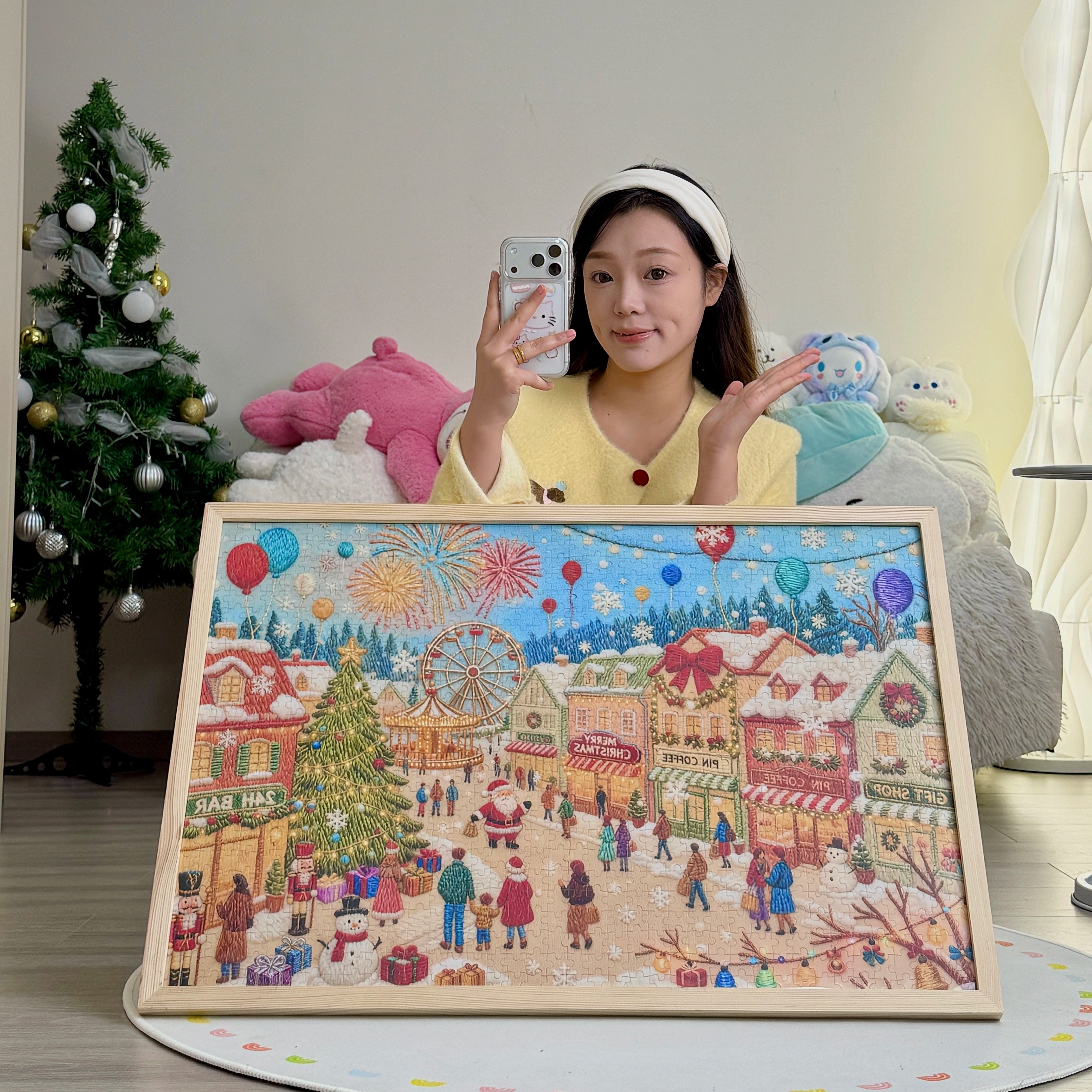 【刺绣款】Ezz图韵小铺正品《绣线嘉年华》500/1000 原创椴木拼图,玩具/童车/益智/积木/模型,拼图/拼板,淘宝优惠券,粉丝福利购,淘宝优惠卷