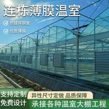 连栋温室大棚花卉蔬菜种植棚智能育苗温室暖棚遮阳遮阴连体大棚