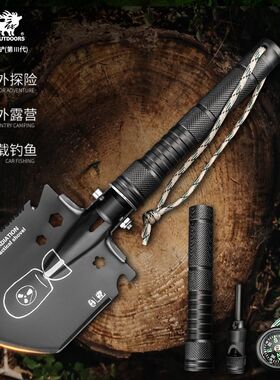 工兵铲中国多功能折叠q野外铲子户外工铲子锄头农用铁锹小锄园林