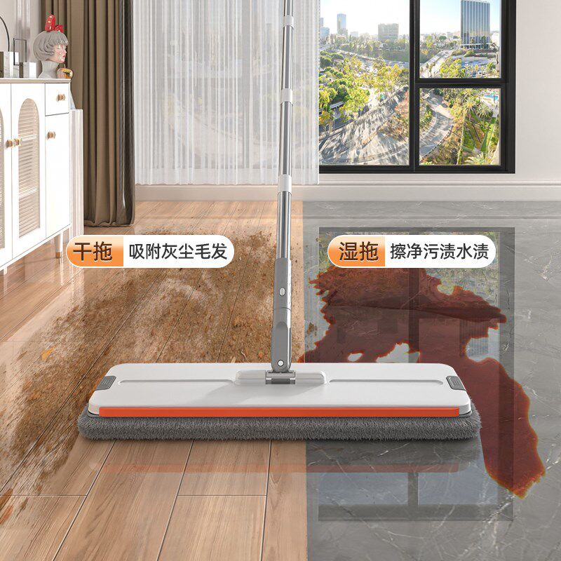 加厚刮刮乐拖把桶干湿分离平板拖平板拖把