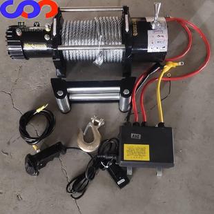 农用车机具插秧机用小绞盘3000磅6000磅8000磅水田防水绞盘