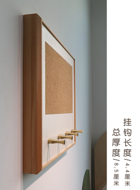 电表箱装饰画配电箱遮挡盖板带挂钩创I意电闸盒软木板玄关总闸盒