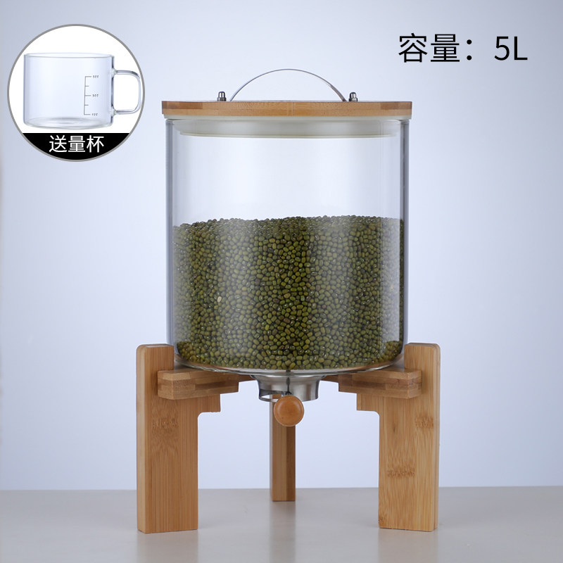 玻璃米桶家用防虫防潮密封装米面杂粮收纳箱米缸10T斤20储米罐容图片