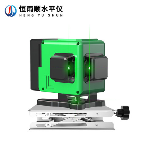 红外线水平仪高精度强光细线12线绿E光迷你小型便携式激光平水仪