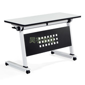 培训桌椅组合长条可m收纳折叠会议桌双人位组合桌椅培训会议室桌