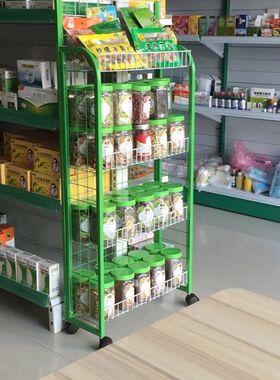 零食货架展示架面包小货架便w利店饮料架子超市小食品展架零食架