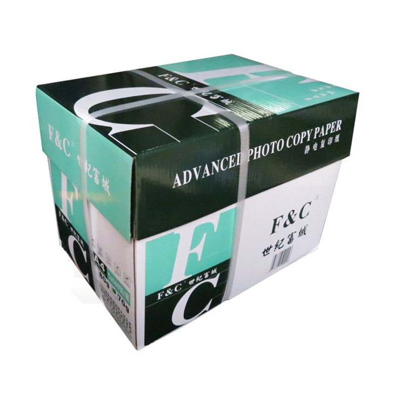 世纪富城A4复印纸80g打印纸70克办F公用纸白纸a4纸整箱5包装包邮