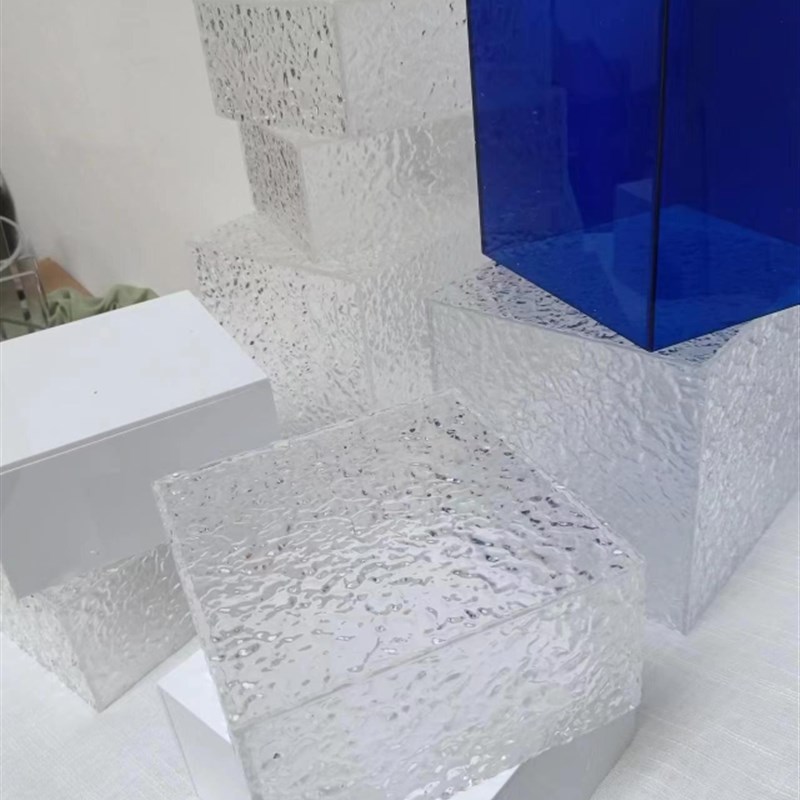 蓝色商务茶e歇冷盘甜品台展示架摆台摆件亚克力甜品台展示架开业