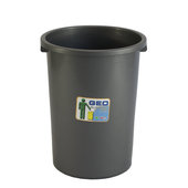 圆形塑料垃圾桶工业大环卫桶u小区厨卫垃圾无盖40L60L圆筒清洁桶