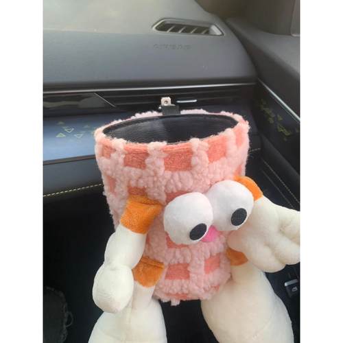 车载纸巾盒挂式卡通怪兽汽车椅背纸巾挂袋车用抽纸盒车内装饰用品