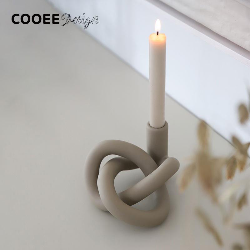 瑞典Cooee Design北欧蜡烛底座烛台摆件 金属三头蜡烛托 圣诞装饰