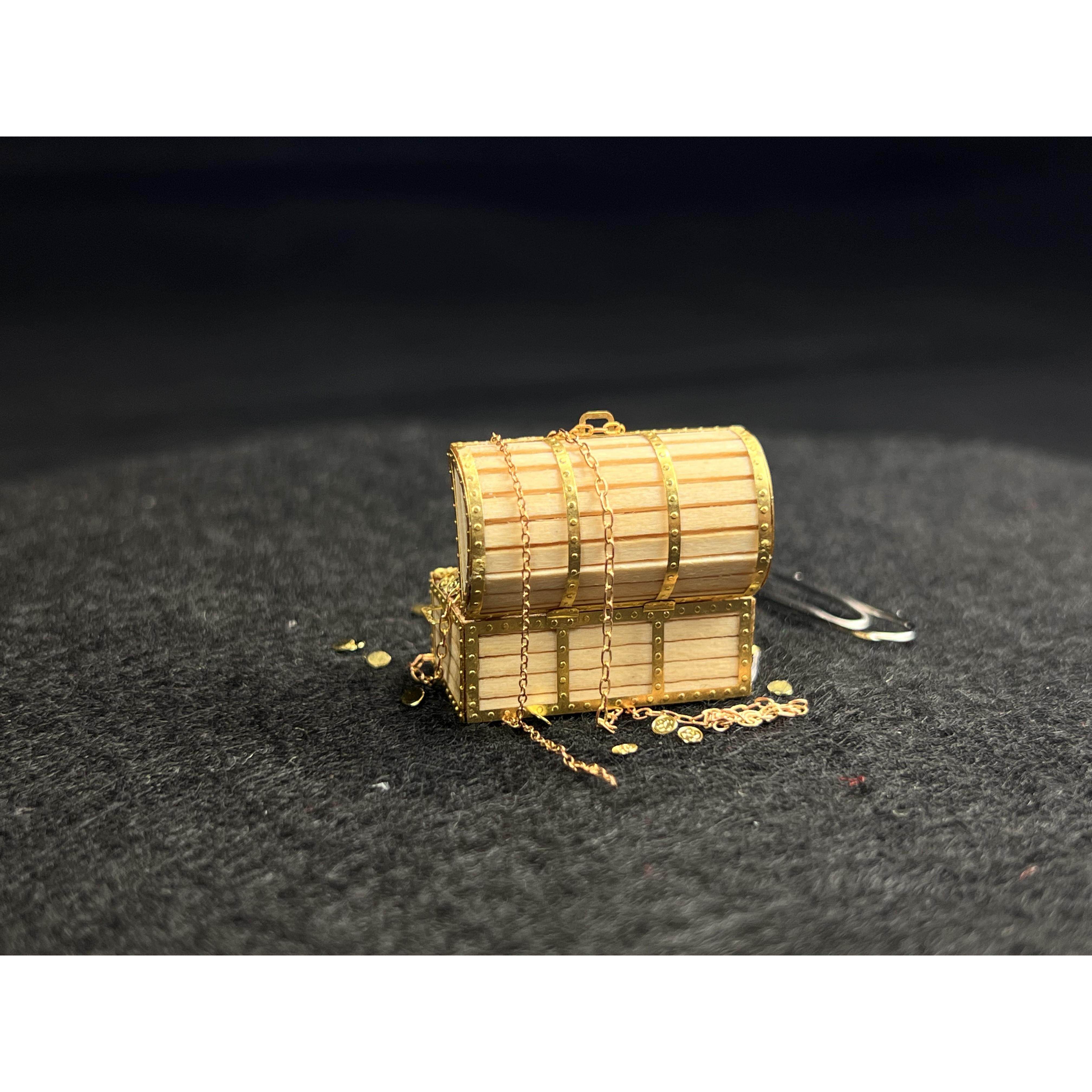 35比例财箱宝 藏宝箱 海盗藏模型套件 世pel铖模宝型出 品