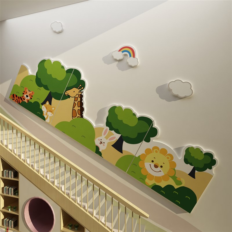幼儿园墙面装饰环创主题成品环境布置材料神器贴楼梯走廊文化教室