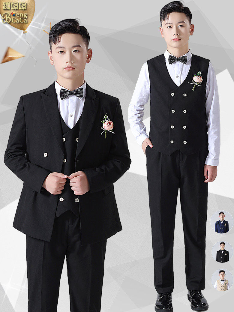儿童西装套装高端胖童婚礼主持人礼服中大童男孩大码钢琴演出西服,童装/婴儿装/亲子装,儿童礼服,淘宝优惠券,粉丝福利购,淘宝优惠卷