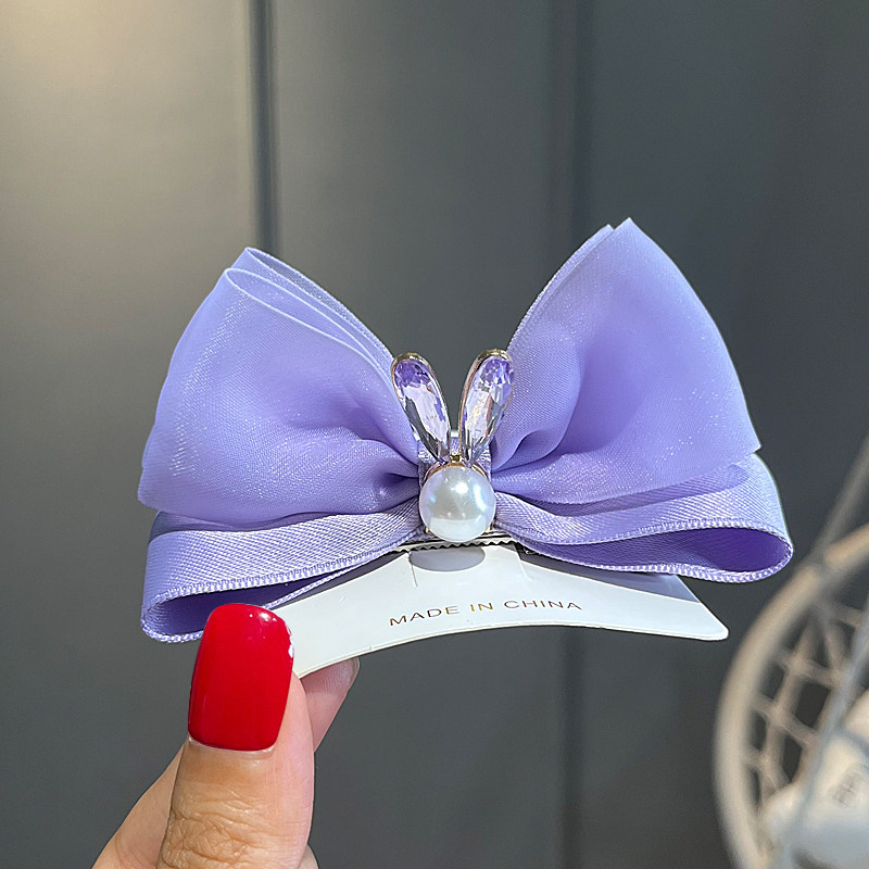 女童夏季清新立体蝴蝶结发夹头饰儿童甜美可爱珍珠小兔子发卡顶夹,童装/婴儿装/亲子装,发饰,淘宝优惠券,粉丝福利购,淘宝优惠卷